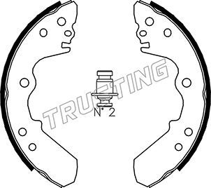 Комплект тормозных колодок TRUSTING 073168