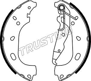 Комплект тормозных колодок TRUSTING 073177