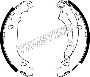 Комплект тормозных колодок TRUSTING 079191