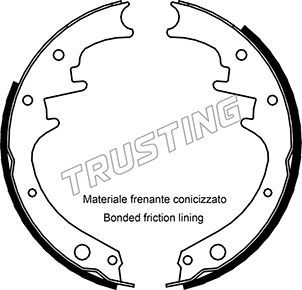 Комплект тормозных колодок TRUSTING 088220