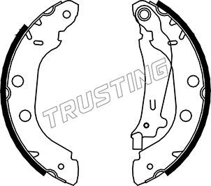 Комплект тормозных колодок TRUSTING 088226