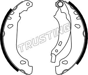 Комплект тормозных колодок TRUSTING 088231