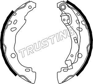 Комплект тормозных колодок TRUSTING 088234