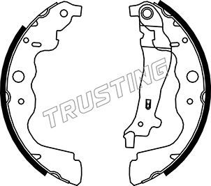 Комплект тормозных колодок TRUSTING 088240