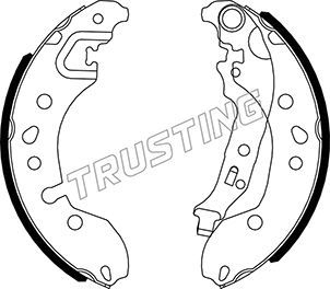 Комплект тормозных колодок TRUSTING 088245