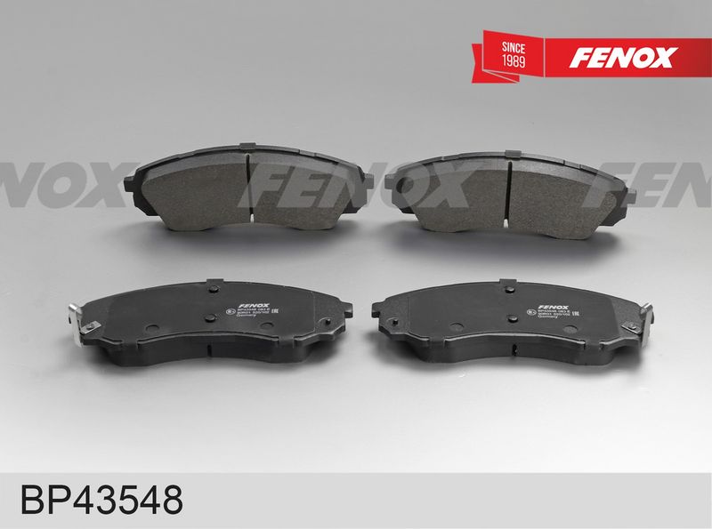 Комплект тормозных колодок, дисковый тормоз FENOX BP43548