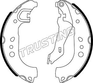 Комплект тормозных колодок TRUSTING 106220