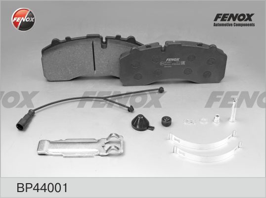 Комплект тормозных колодок, дисковый тормоз FENOX BP44001