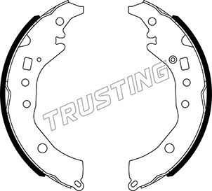 Комплект тормозных колодок TRUSTING 110341