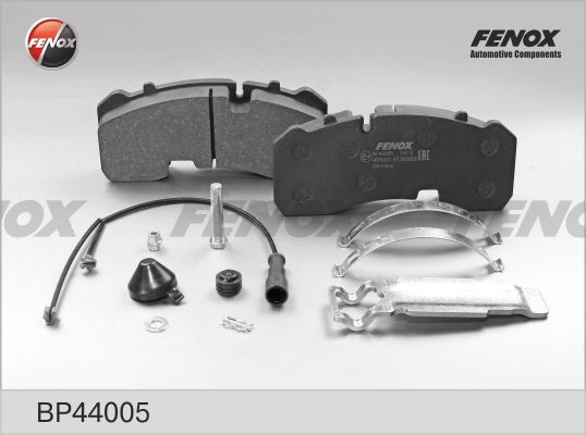 Комплект тормозных колодок, дисковый тормоз FENOX BP44005