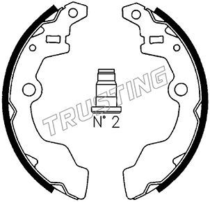Комплект тормозных колодок TRUSTING 111236