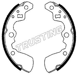 Комплект тормозных колодок TRUSTING 111238