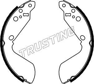 Комплект тормозных колодок TRUSTING 111240
