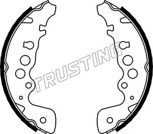 Комплект тормозных колодок TRUSTING 111243