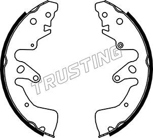 Комплект тормозных колодок TRUSTING 111251