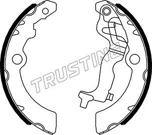 Комплект тормозных колодок TRUSTING 111252