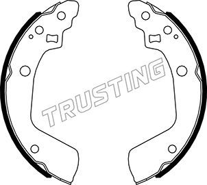 Комплект тормозных колодок TRUSTING 111254