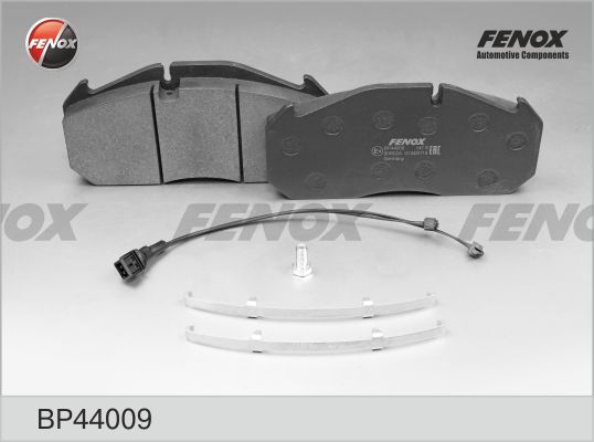 Комплект тормозных колодок, дисковый тормоз FENOX BP44009