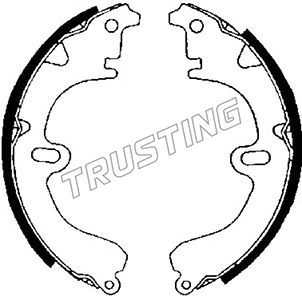 Комплект тормозных колодок TRUSTING 115271