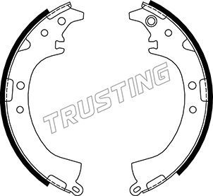 Комплект тормозных колодок TRUSTING 115299