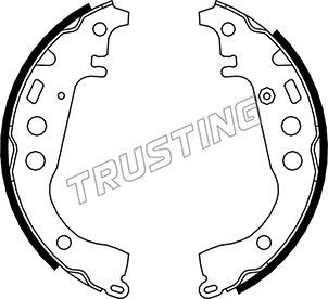 Комплект тормозных колодок TRUSTING 115301