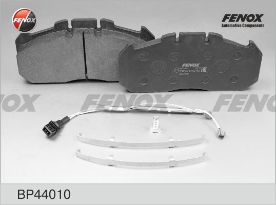 Комплект тормозных колодок, дисковый тормоз FENOX BP44010