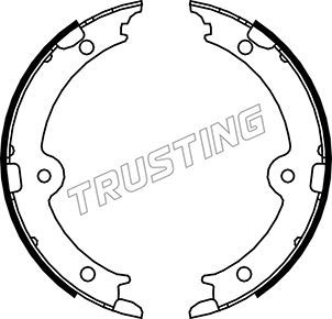 Комплект тормозных колодок, стояночная тормозная система TRUSTING 115321