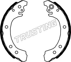Комплект тормозных колодок TRUSTING 115328