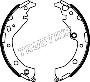 Комплект тормозных колодок TRUSTING 115339