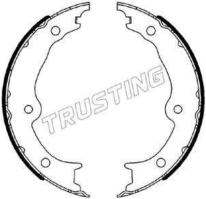 Комплект тормозных колодок, стояночная тормозная система TRUSTING 115342