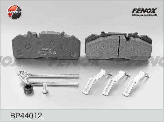 Комплект тормозных колодок, дисковый тормоз FENOX BP44012