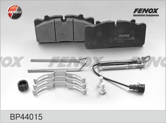 Комплект тормозных колодок, дисковый тормоз FENOX BP44015
