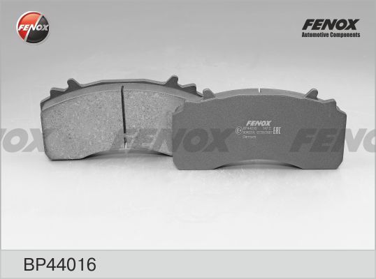 Комплект тормозных колодок, дисковый тормоз FENOX BP44016