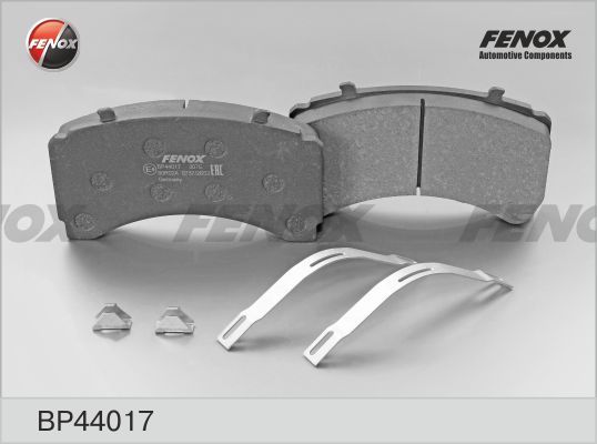 Комплект тормозных колодок, дисковый тормоз FENOX BP44017
