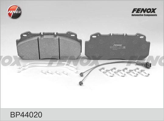 Комплект тормозных колодок, дисковый тормоз FENOX BP44020