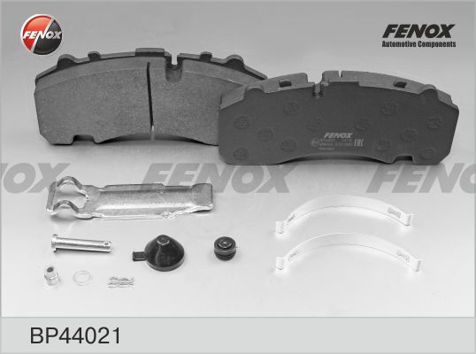 Комплект тормозных колодок, дисковый тормоз FENOX BP44021