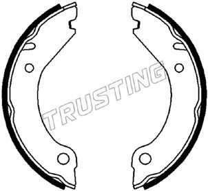 Комплект тормозных колодок, стояночная тормозная система TRUSTING 127267