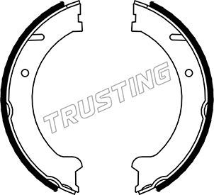 Комплект тормозных колодок, стояночная тормозная система TRUSTING 127274