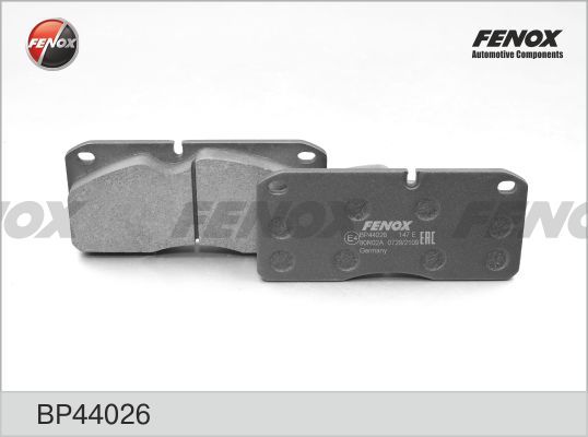 Комплект тормозных колодок, дисковый тормоз FENOX BP44026
