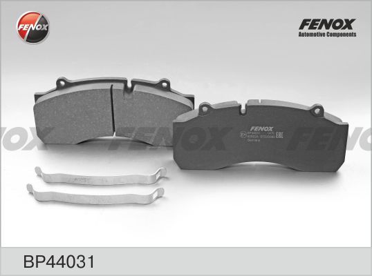 Комплект тормозных колодок, дисковый тормоз FENOX BP44031