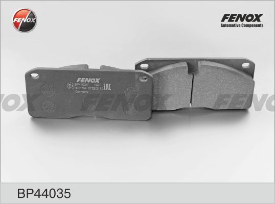 Комплект тормозных колодок, дисковый тормоз FENOX BP44035