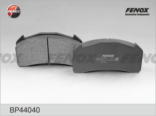 Комплект тормозных колодок, дисковый тормоз FENOX BP44040