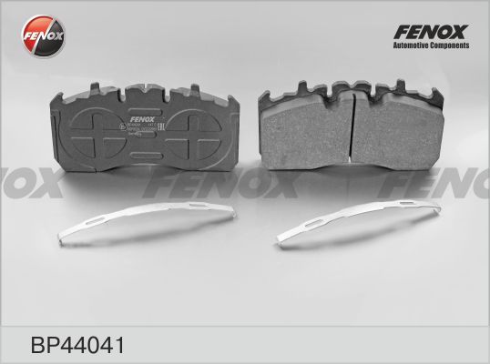 Комплект тормозных колодок, дисковый тормоз FENOX BP44041