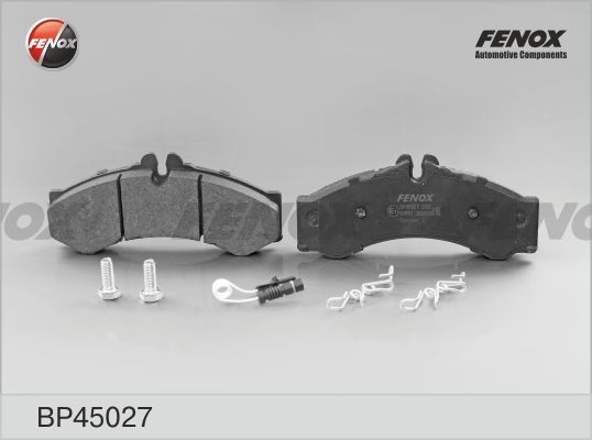 Комплект тормозных колодок, дисковый тормоз FENOX BP45027