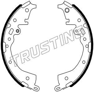 Комплект тормозных колодок TRUSTING 253689