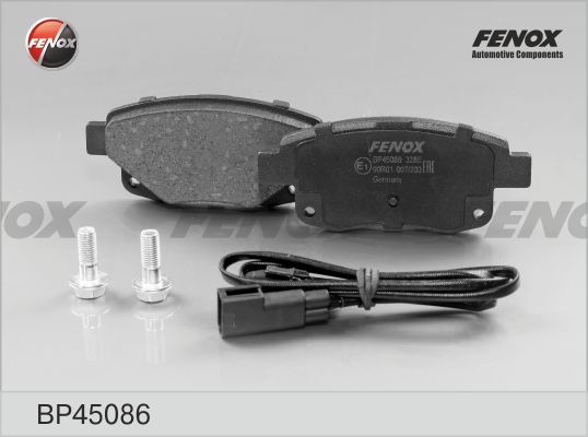 Комплект тормозных колодок, дисковый тормоз FENOX BP45086