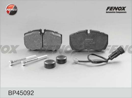 Комплект тормозных колодок, дисковый тормоз FENOX BP45092