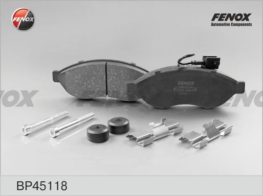 Комплект тормозных колодок, дисковый тормоз FENOX BP45118