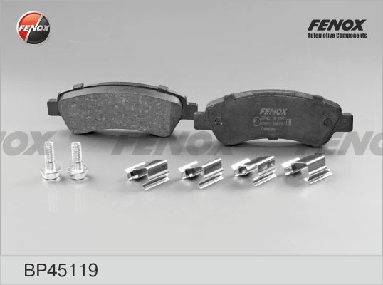 Комплект тормозных колодок, дисковый тормоз FENOX BP45119