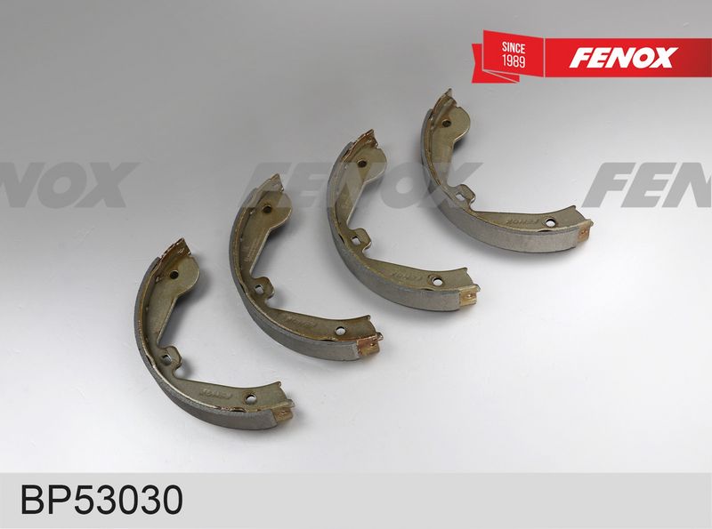 Комплект тормозных башмаков, барабанные тормоза FENOX BP53030